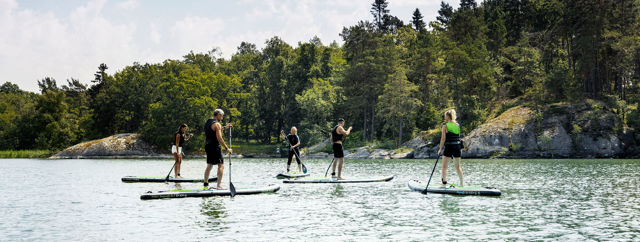 SUP brädor i Stockholms skärgård