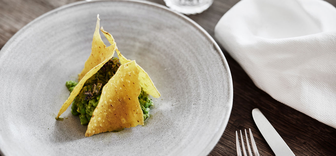 Förrätt serverad i Brasserie & Bränneri