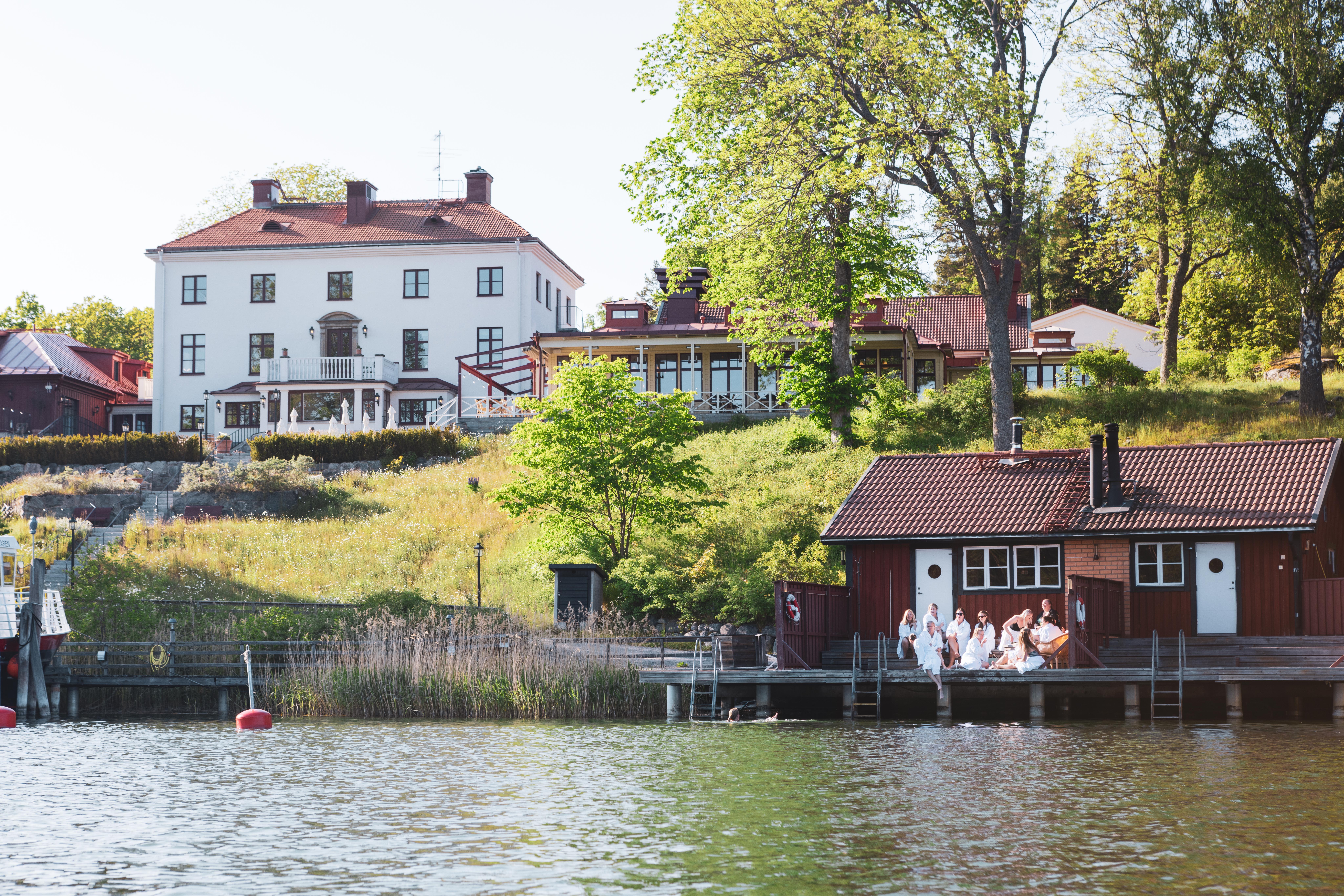 Vacker hotell i skärgården