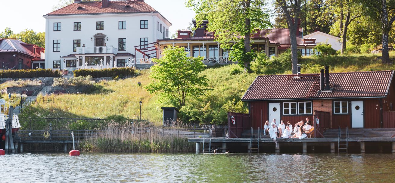 Vacker hotell i skärgården