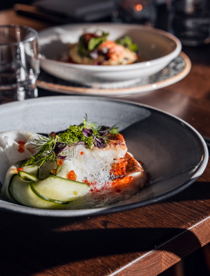 Middag i restaurangen