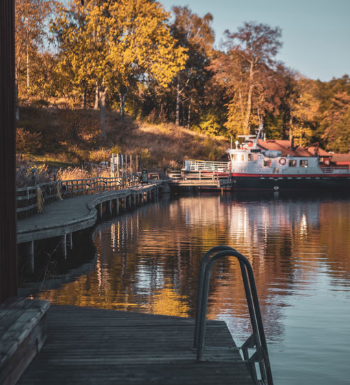 Gästhamn och bastu i Stockholms skärgård