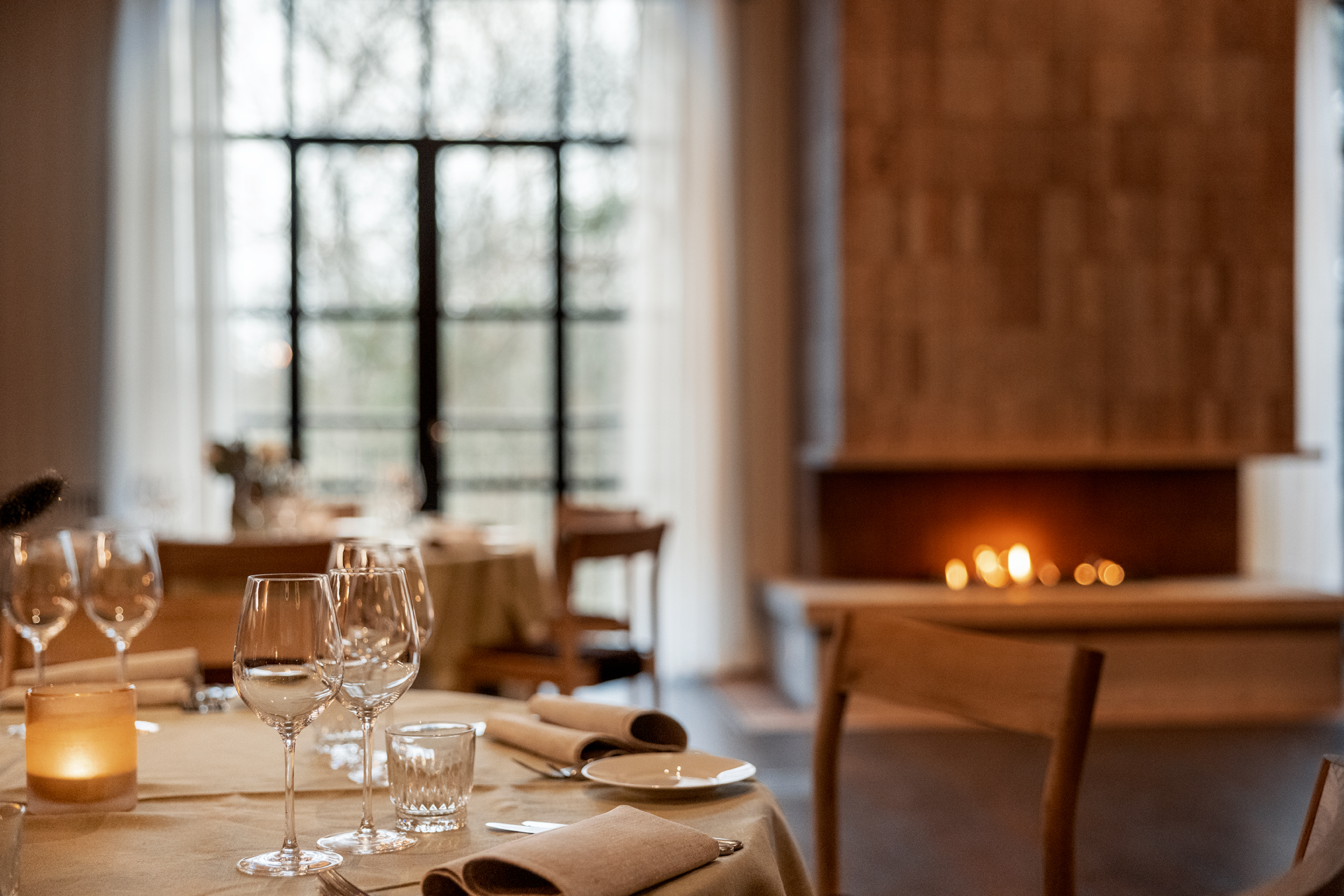 Festdukning på bord