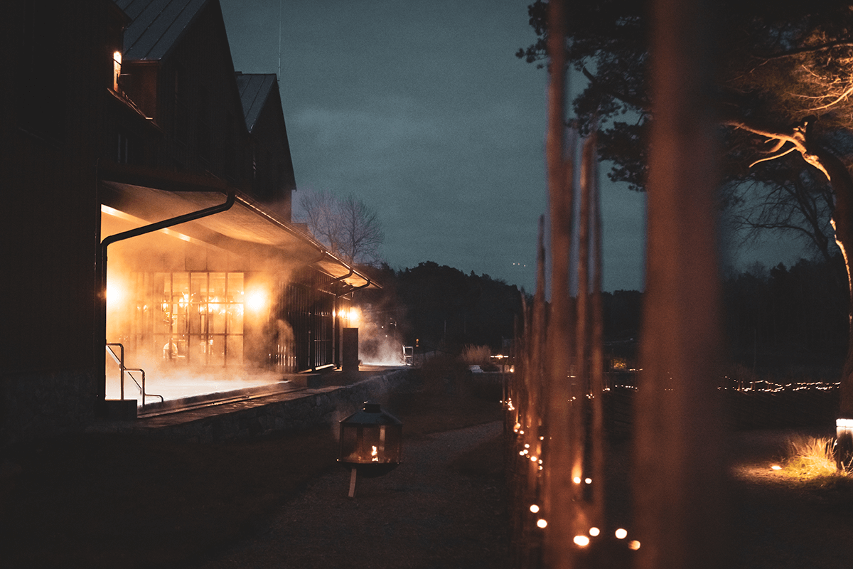 Kvällsspa i skärgården