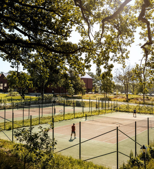 Tennisbanor i Stockholms skärgård