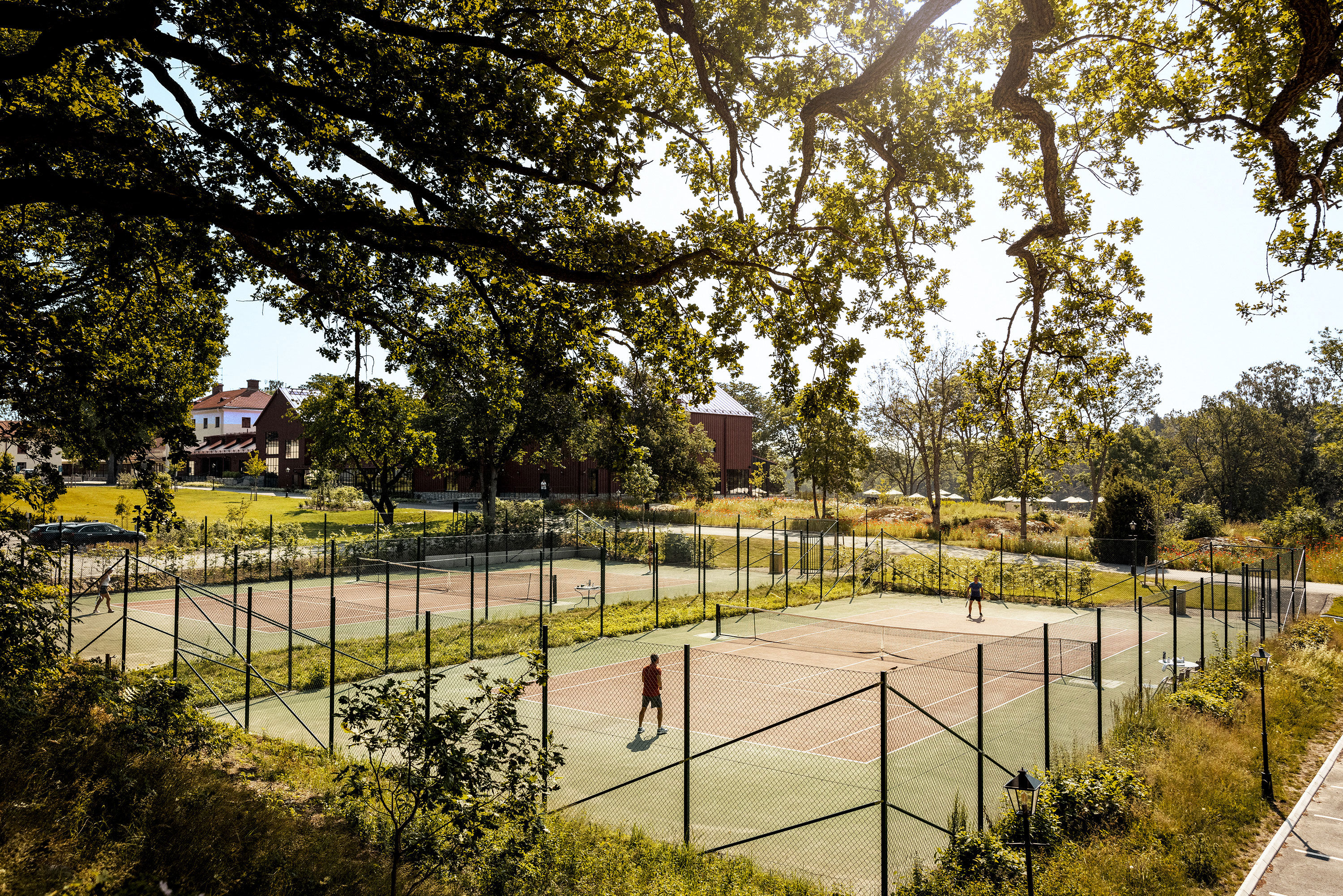 Tennisbanor i Stockholms skärgård