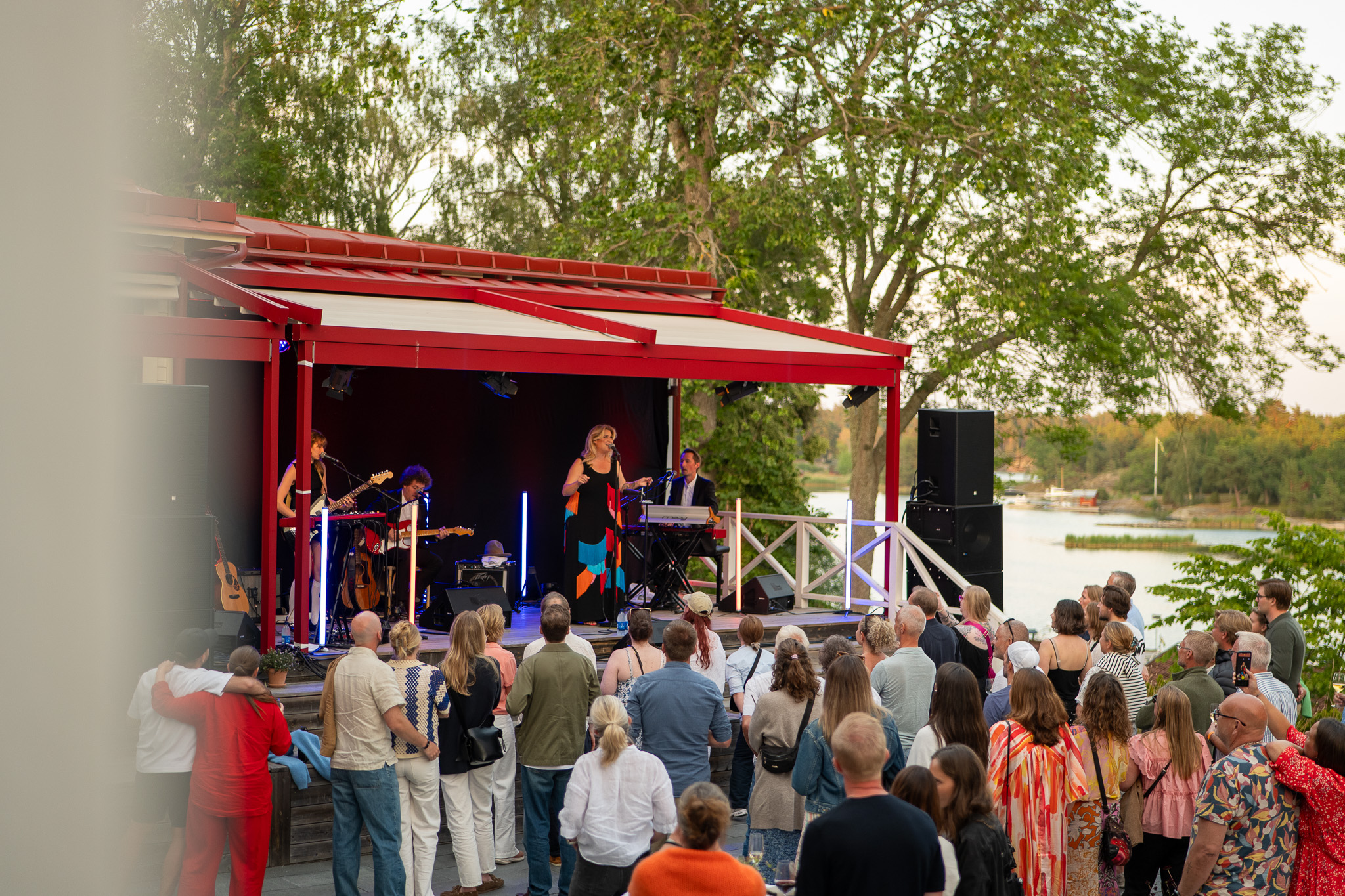 Konsert med livemusik i skärgården