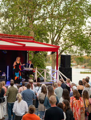 Konsert med livemusik i skärgården