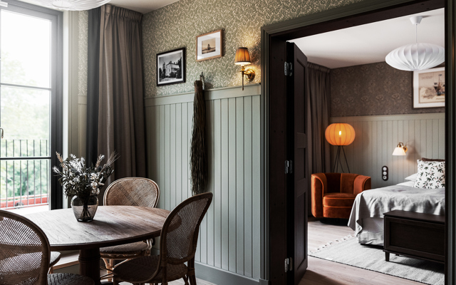 Hotellsvit med vacker skärgårdsutsikt
