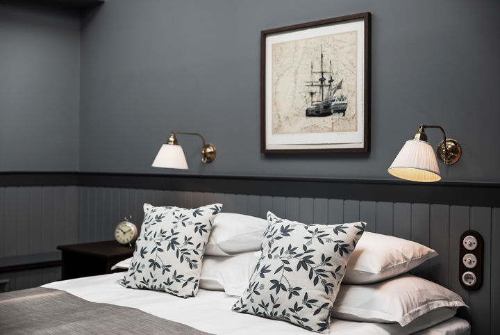 Hotellrum i naturnära färger