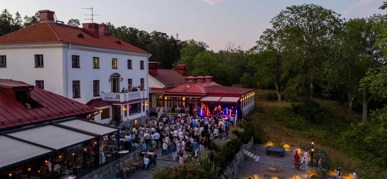 Konsert utomhus i skärgården