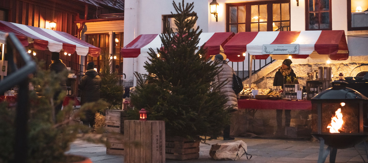 Julmarknad utomhus