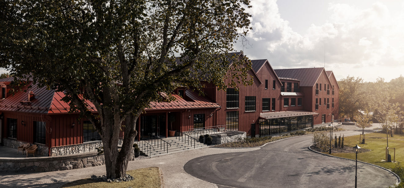 Exteriörbild på Smådalarö Gård Hotell & Spa